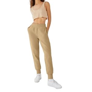 Aritzia TNA Cozy Fleece Jogger Sweatpant Women's Small Camel